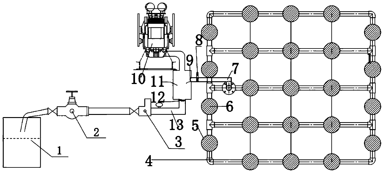 Sewage recovery device and method for aquatic product processing