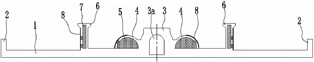 Externally bonded water-stop belt structure for integrated active and passive water stop of deformation joint