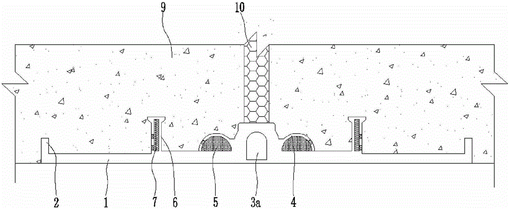 Externally bonded water-stop belt structure for integrated active and passive water stop of deformation joint