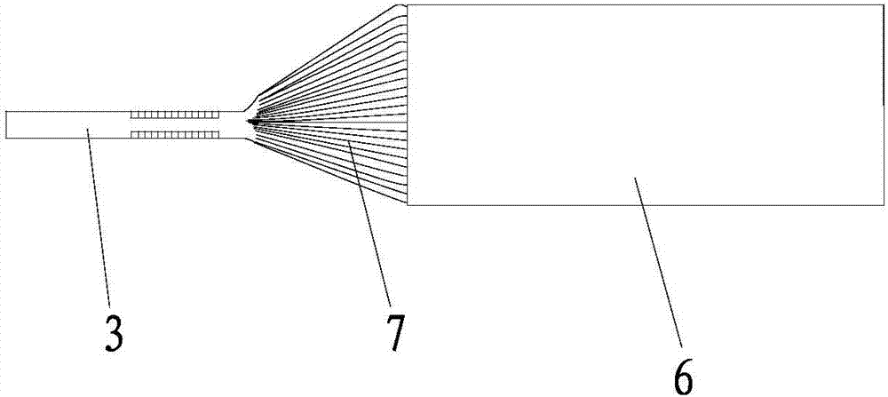 Tab welding structure and tab welding method of flexibly packaged lithium ion power battery