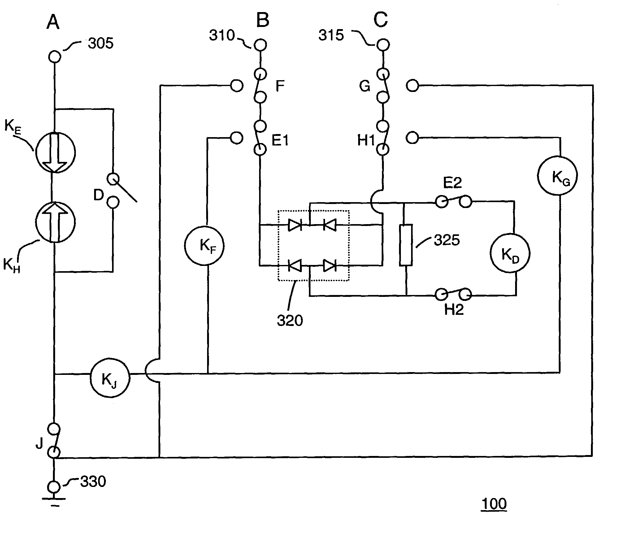 Submarine branching unit having asymmetrical architecture