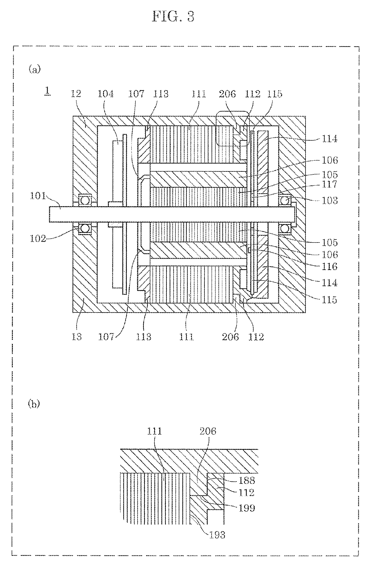 Inner-rotor-type motor and electric tool provided with same