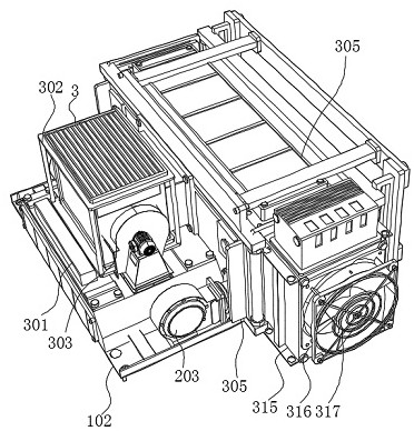 A train compartment heater capable of avoiding excessive heating temperature