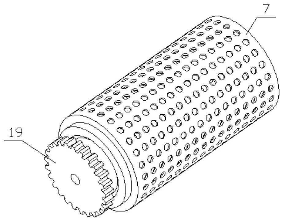 Oral cavity examination instrument disinfection device