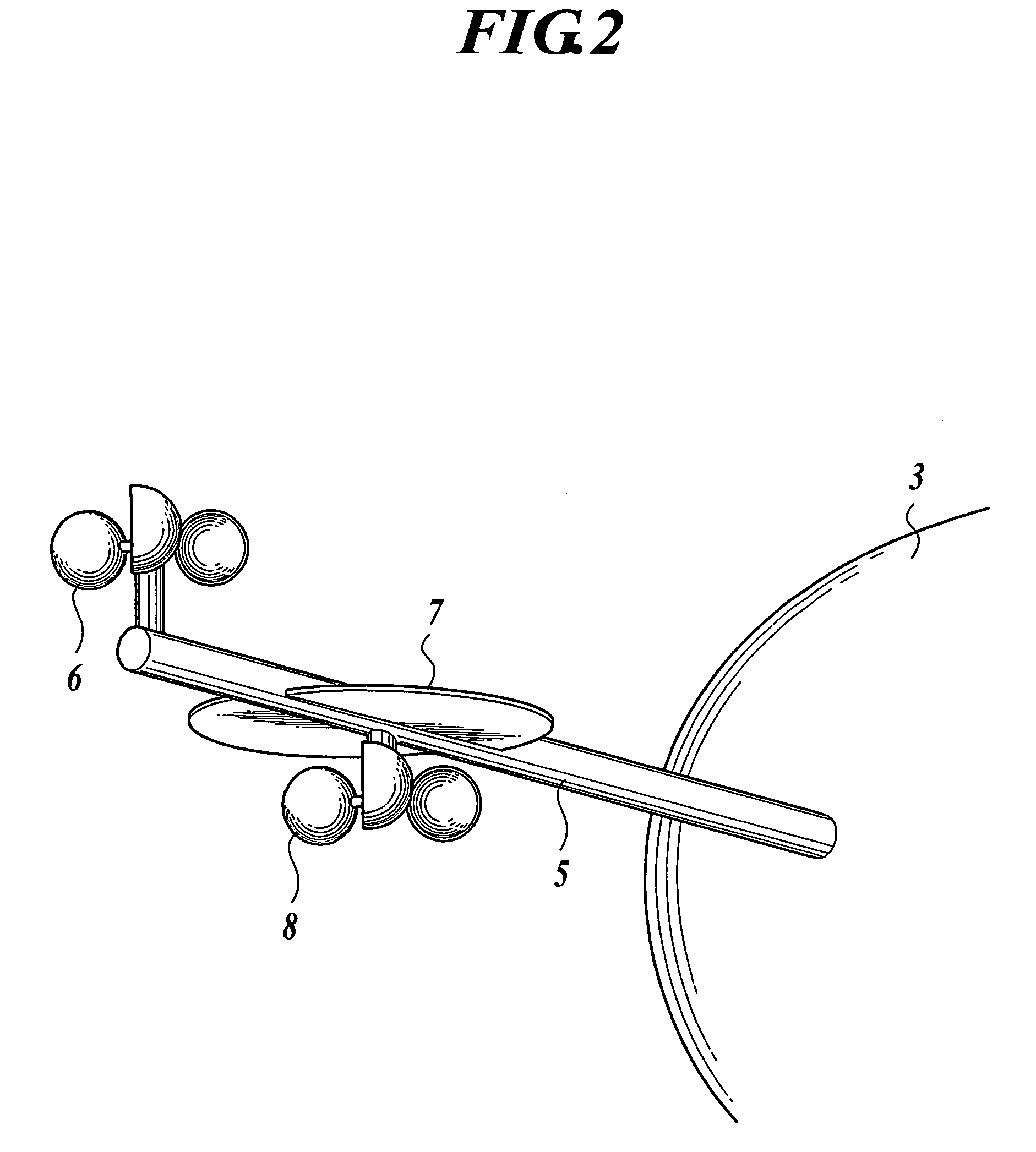 Horizontal axis wind turbine and method for measuring upflow angle