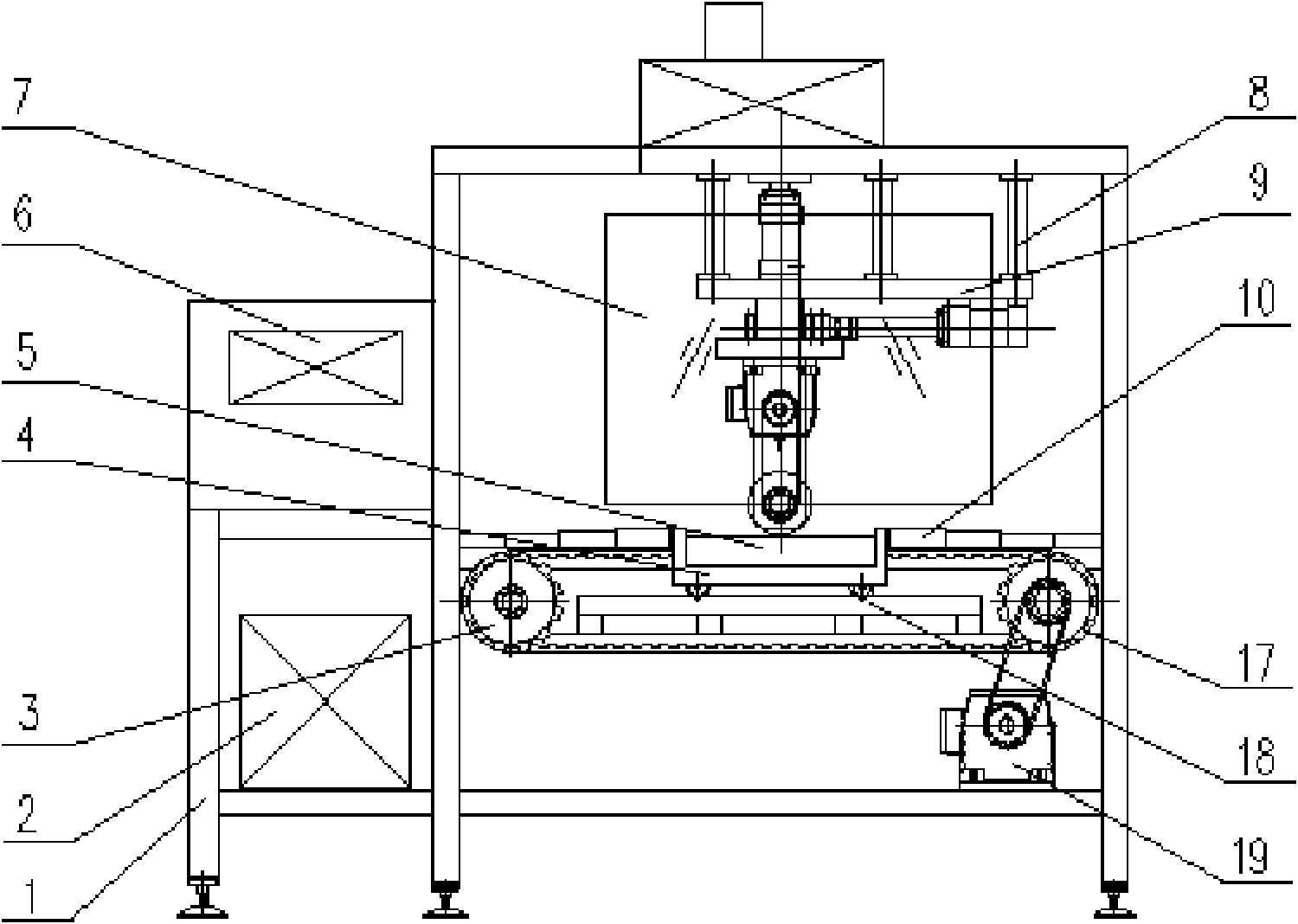 Anti-stripping test device for surface aggregates of porous pavements