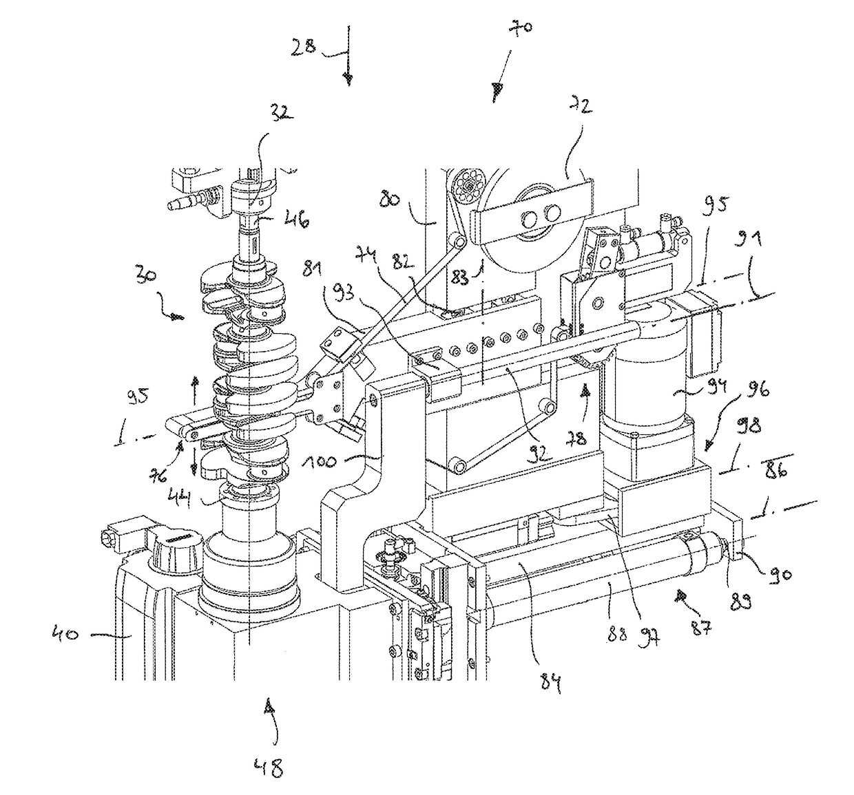 Finishing device