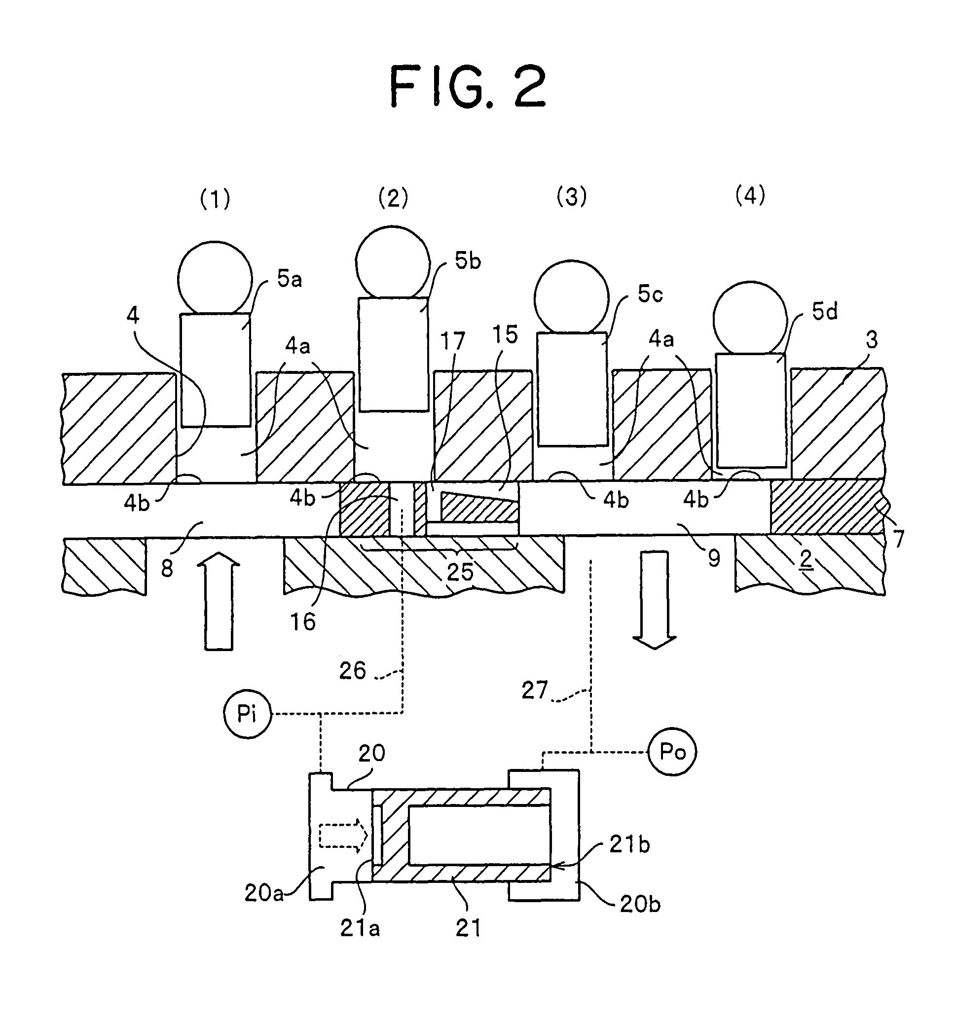 Hydraulic piston pump with a balance valve