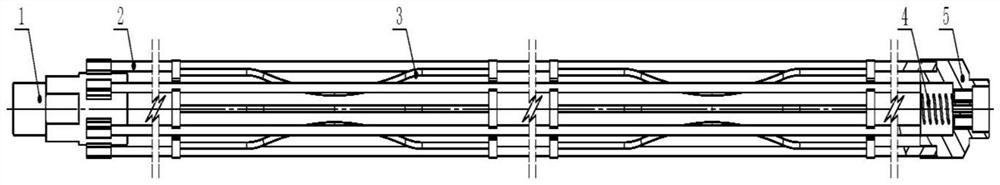 Clamping assembly and method for single fuel element under transient irradiation test conditions