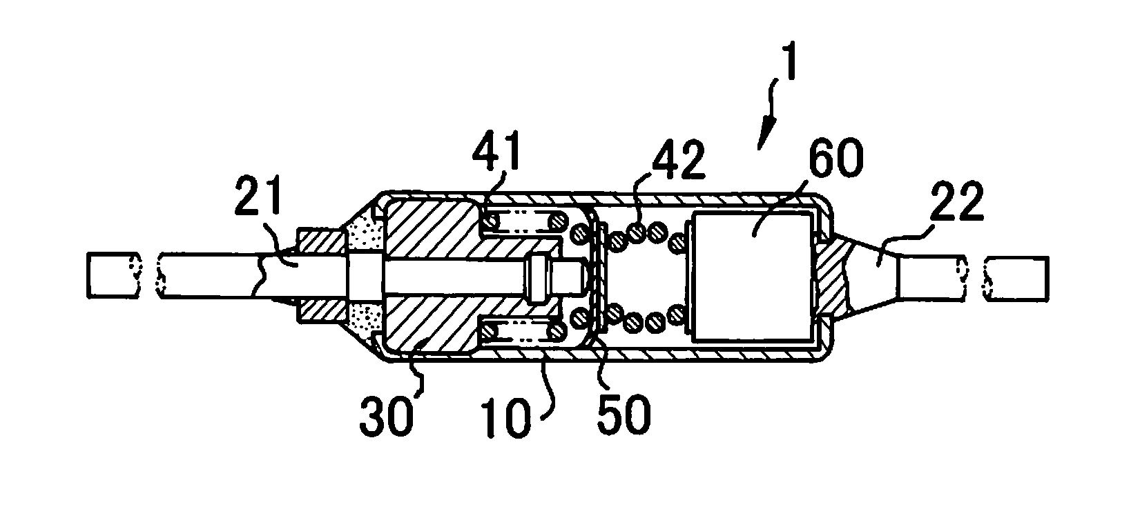 Electrode material having clad structure