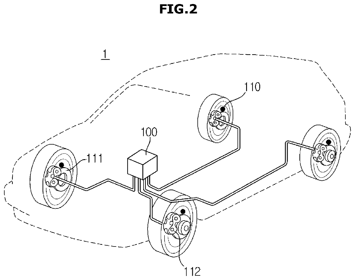 Vehicle and method for displaying distance to empty