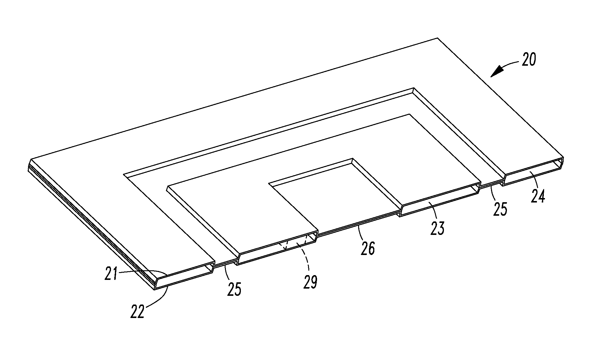 Thermoformed or Molded Partition