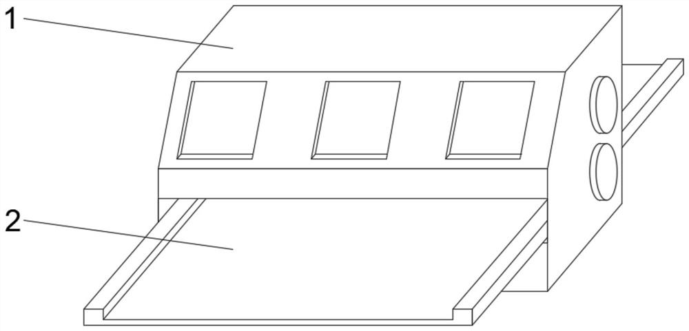 Cloth dewatering device for cloth printing and dyeing