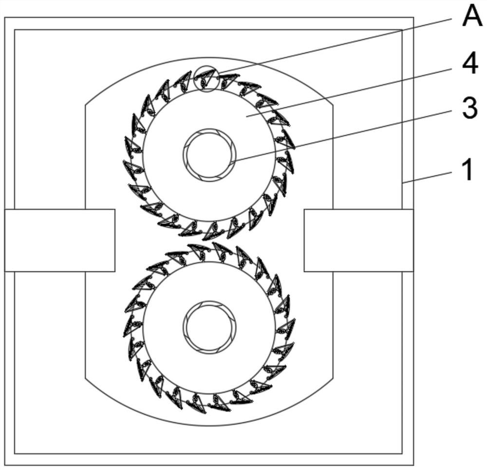 Cloth dewatering device for cloth printing and dyeing