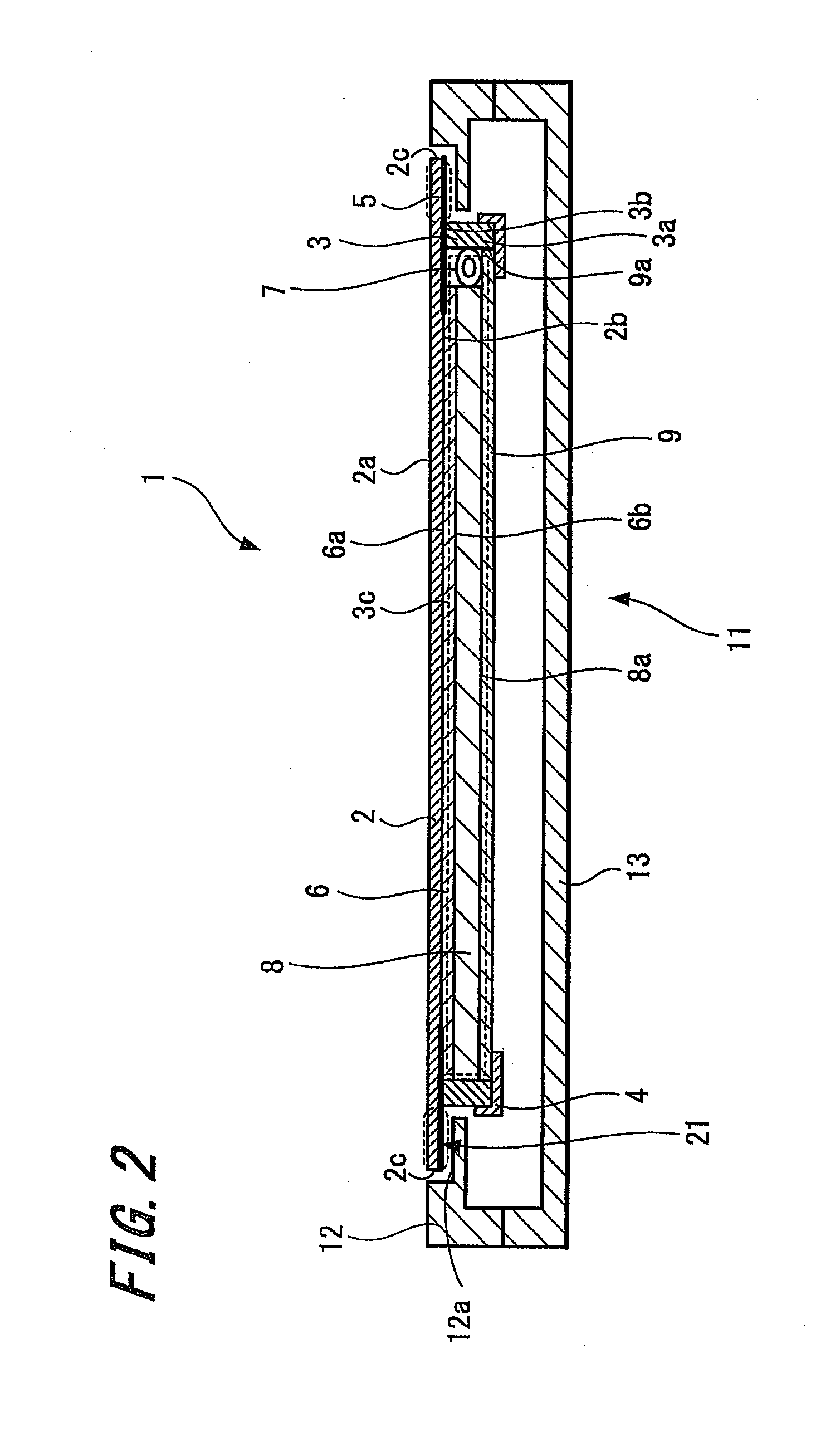 Input device with display function