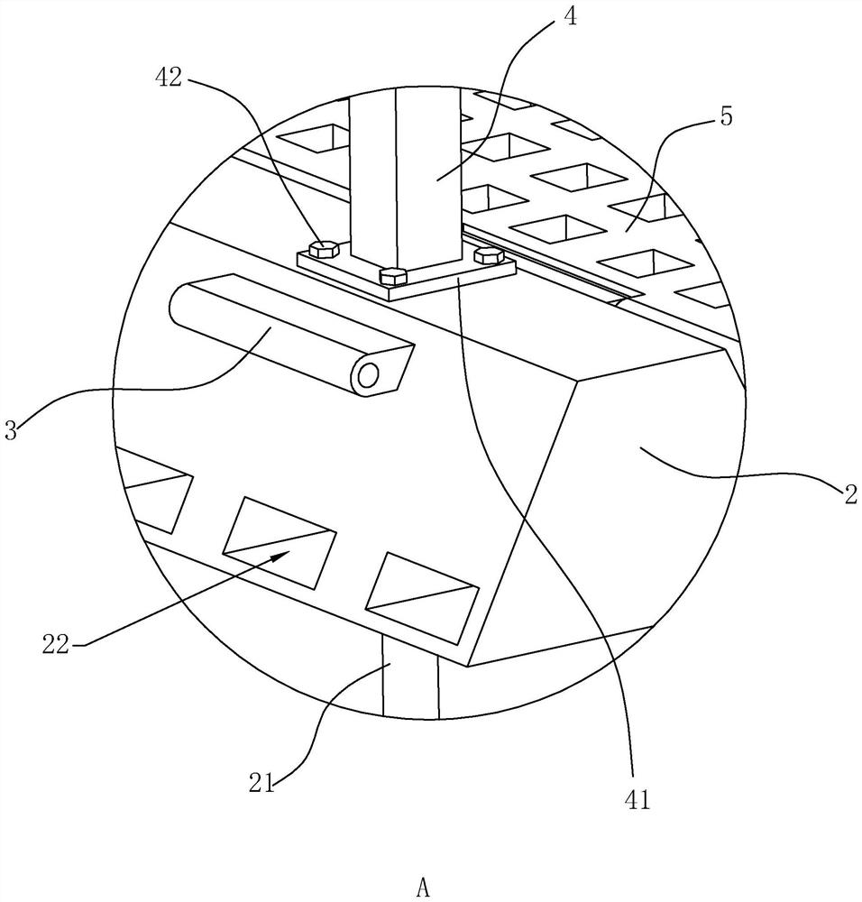 Construction structure and method of high standard farmland