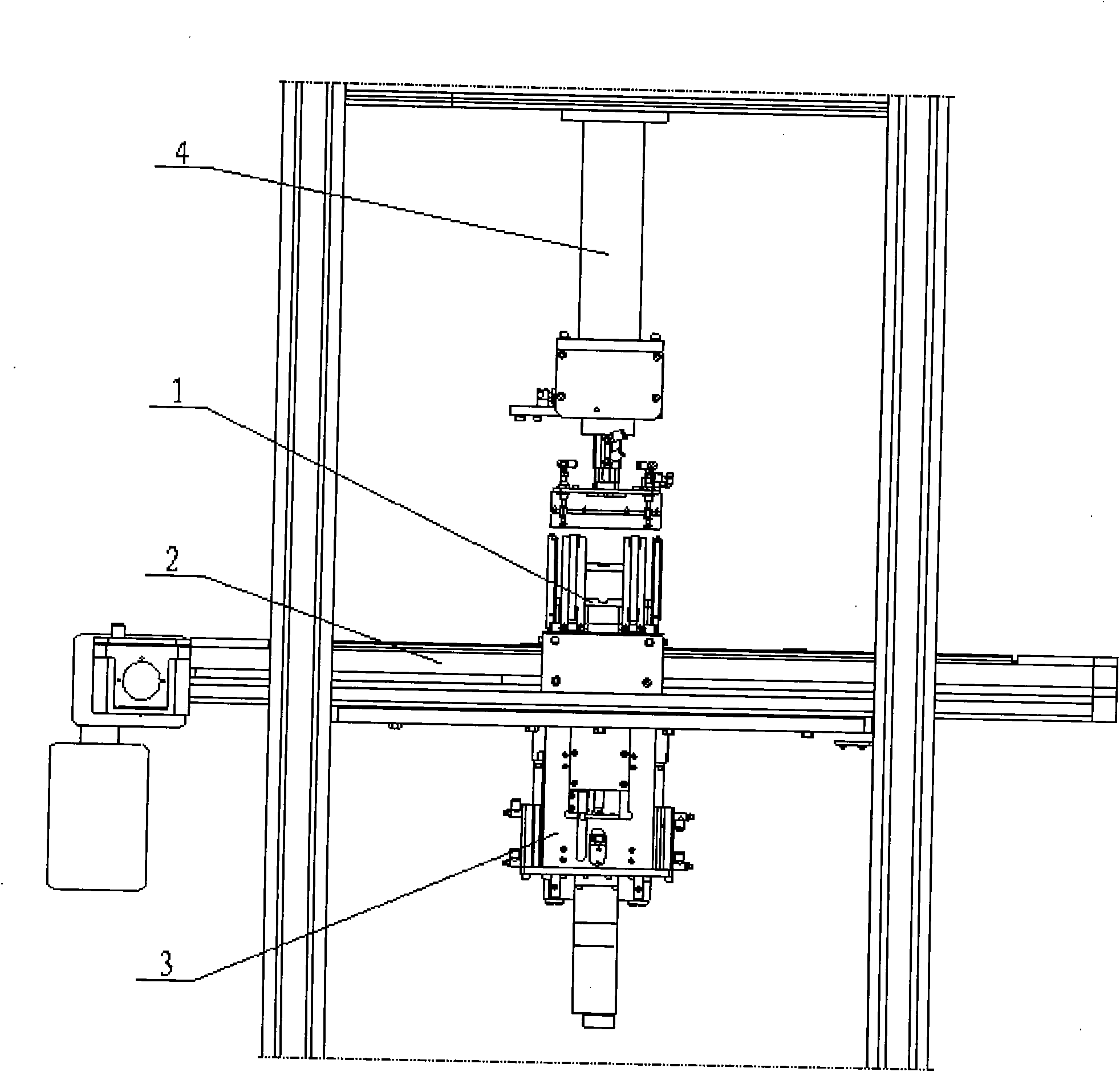 Automatic loading system suitable for stacking silicon chips in automatic equipment