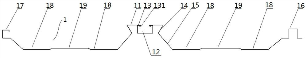 Photovoltaic module fixing structure for photovoltaic module and profiled steel sheet integrated roof