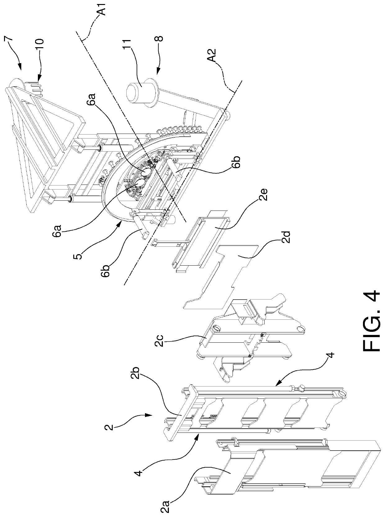 Device for handling reels