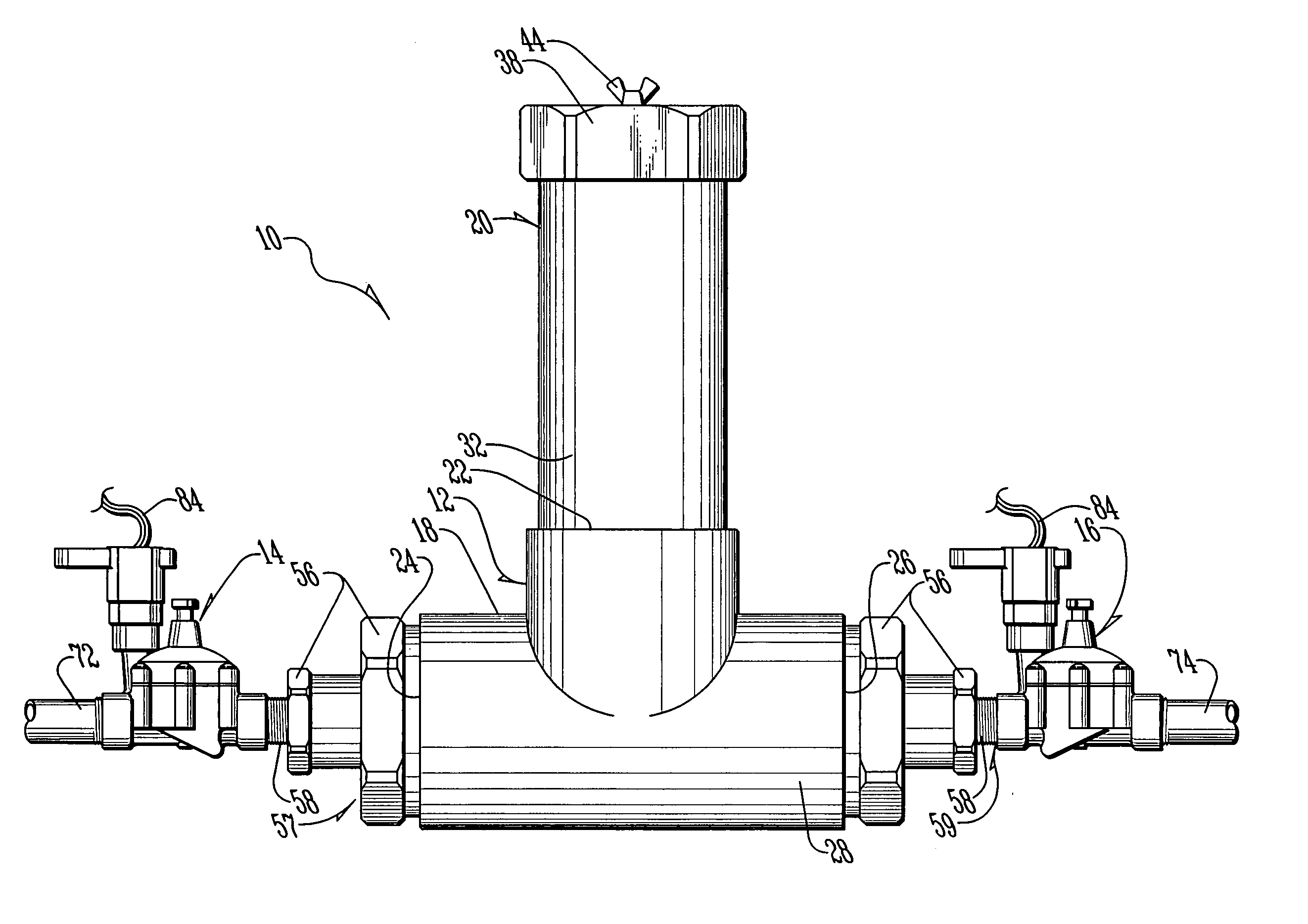 Lawn chemical application system