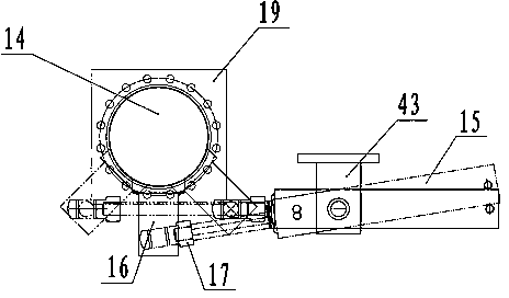 Baked brick setting machine