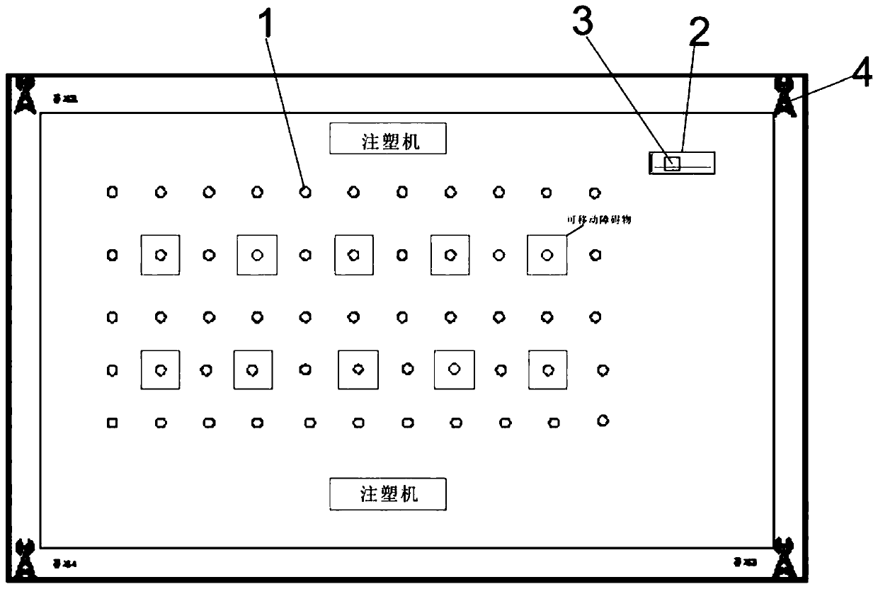 An AGV cluster positioning method and AGV scheduling method based on pulsed ultra-wideband technology