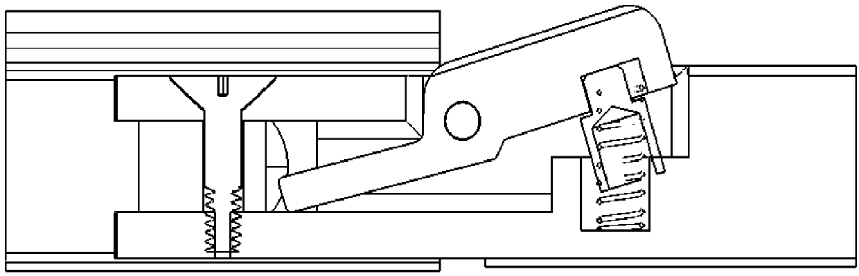 Fast-locking anti-loosening locking device