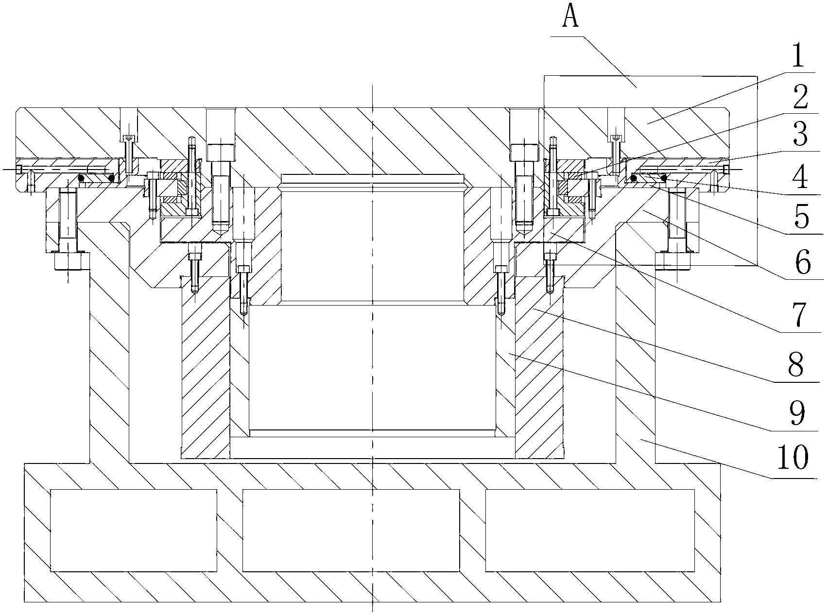 Precision numerical control rotary workbench