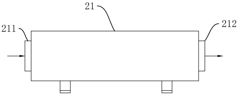 A concrete waste recycling system