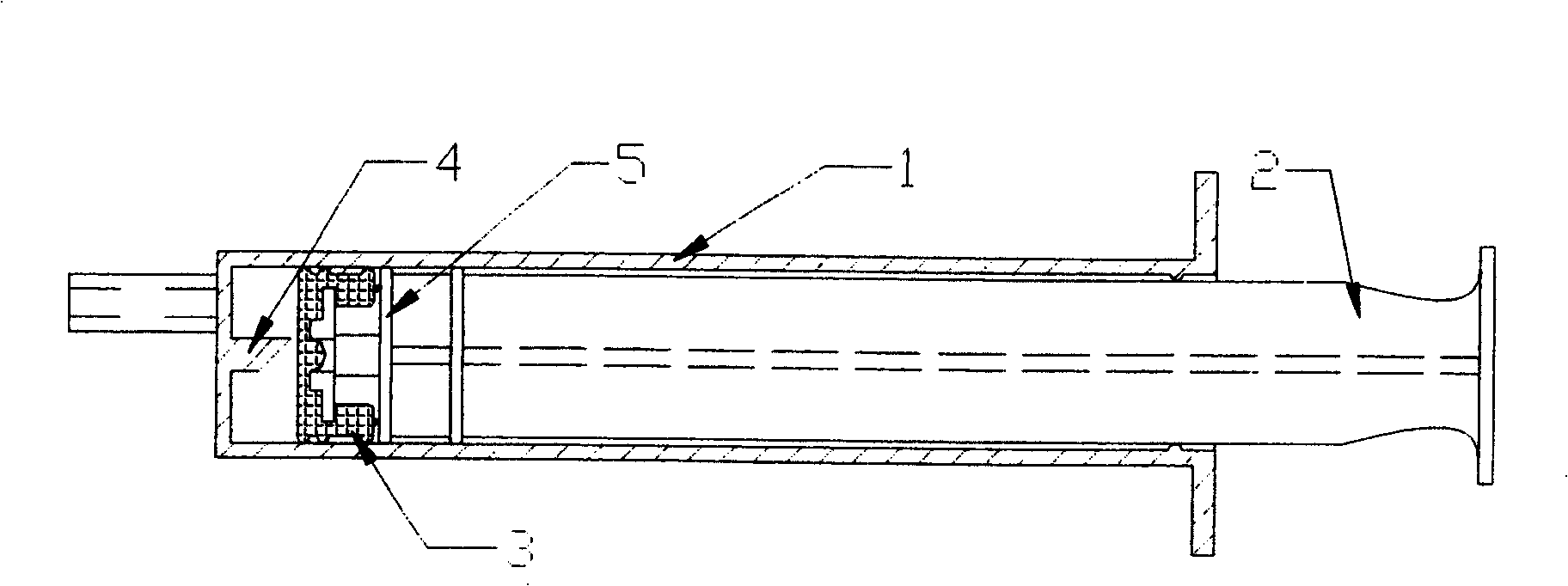 Self-destruction disposable injector