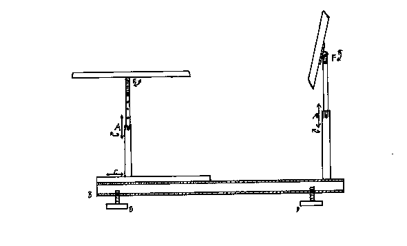 Folding computer table and chair capable of being used on bed