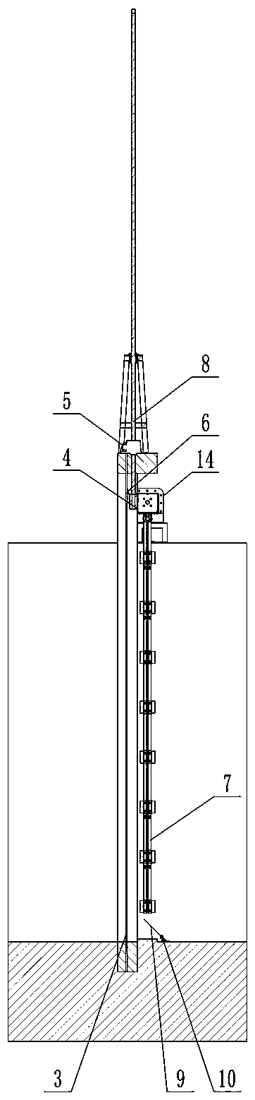 Device for automatically cleaning flat filter screen in forebay