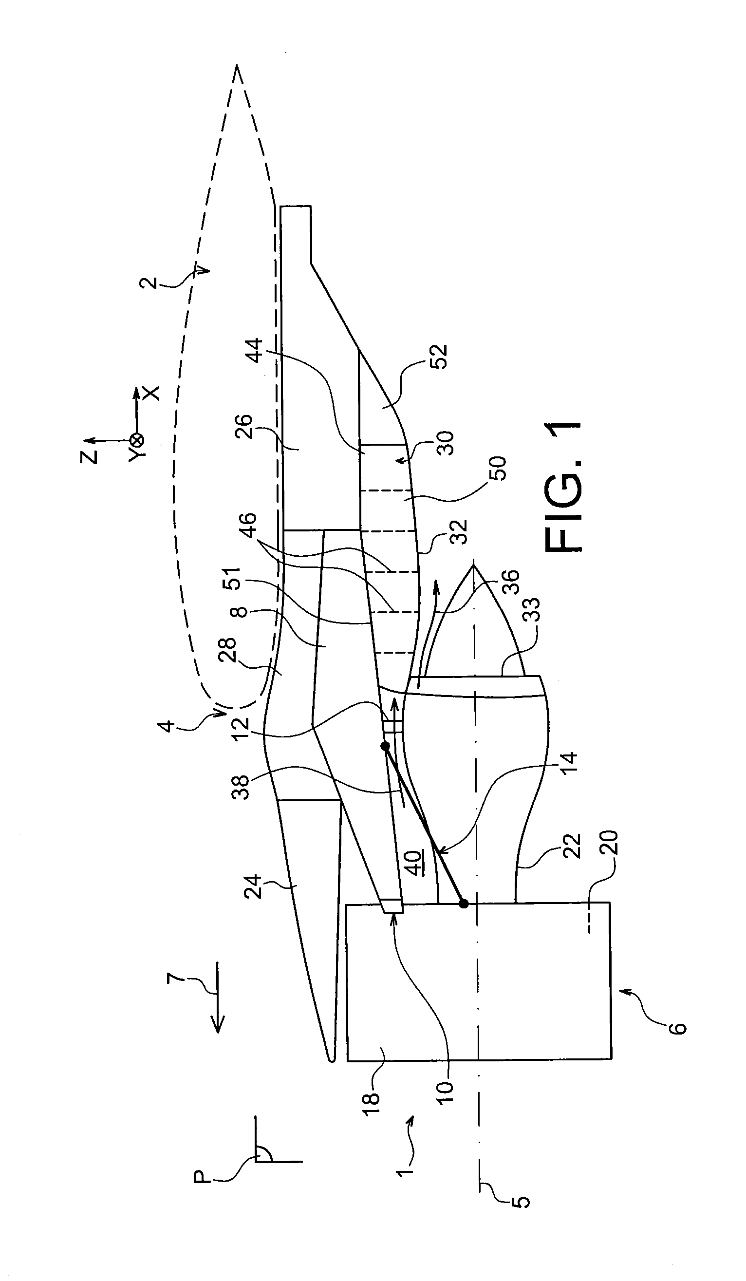 Method for cooling a thermal protection floor of an aft aerodynamic fairing of a structure for mounting an aircraft propulsion system