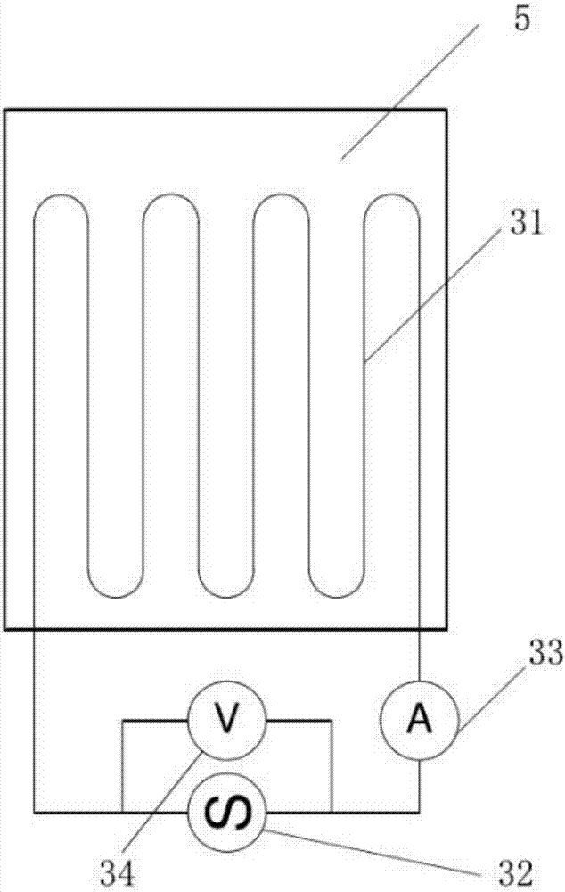 Experiment device used for measuring heat pipe heat conductivity coefficient