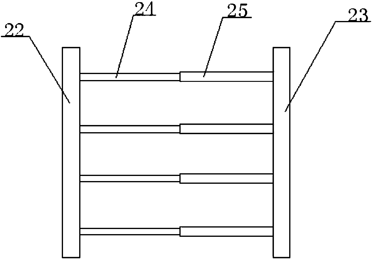 Heat pump box with cooling device