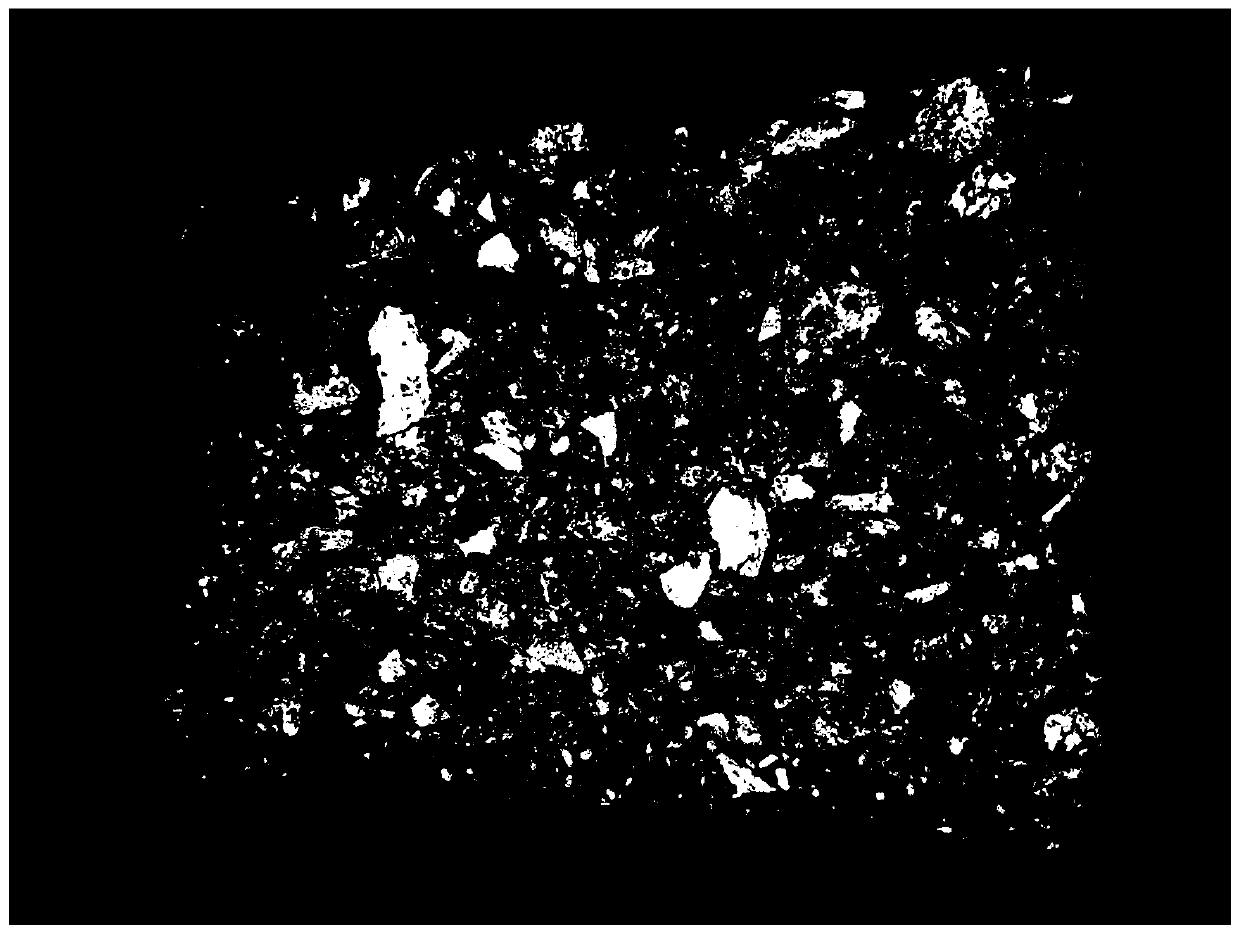 Water-permeable brick prepared from serpentine tailings and construction waste and preparation method thereof