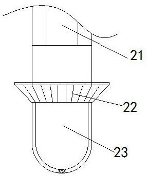 Reinforcement type rare earth electrolysis graphite crucible