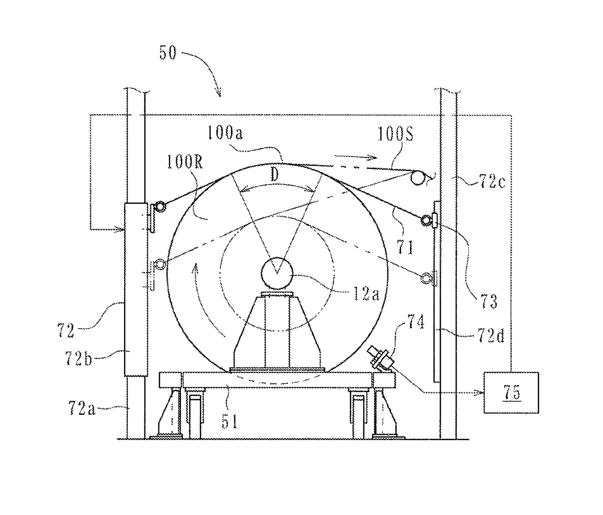 Method of forming topping sheet and apparatus thereof