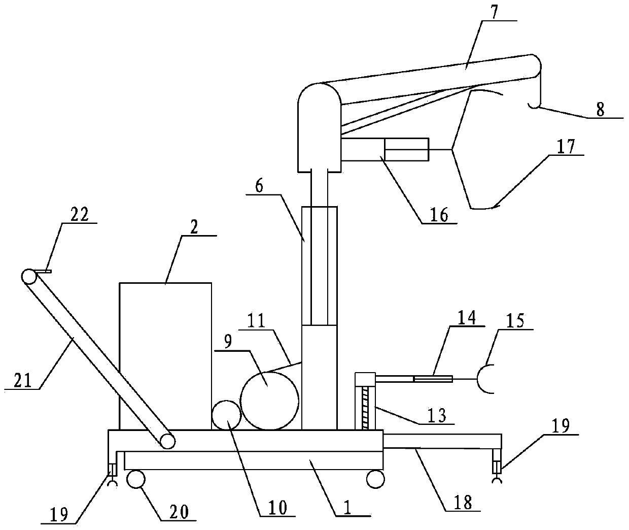 Intelligent assisting platform for dismounting and mounting of GIS (Gas Insulated Substation)