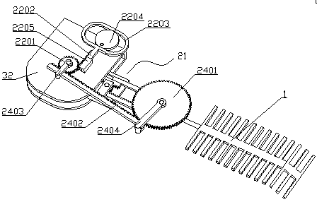 Collection mechanism used for suspended garbage cleaning device