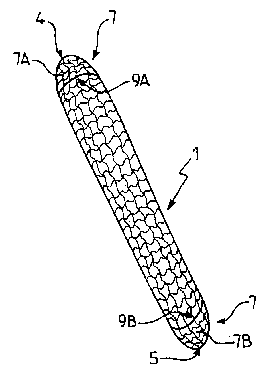 Prosthetic implant for sub-urethral support, an instrument, an insertion kit, and a surgical method for implanting it