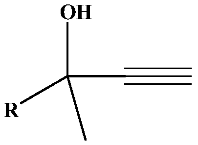 A kind of preparation method of acetylenic alcohol