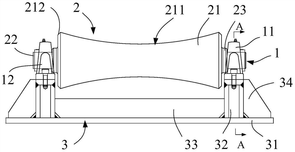 Pipeline conveying support