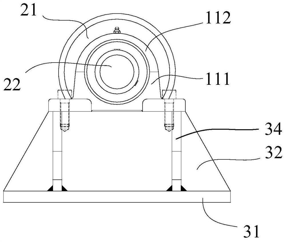 Pipeline conveying support