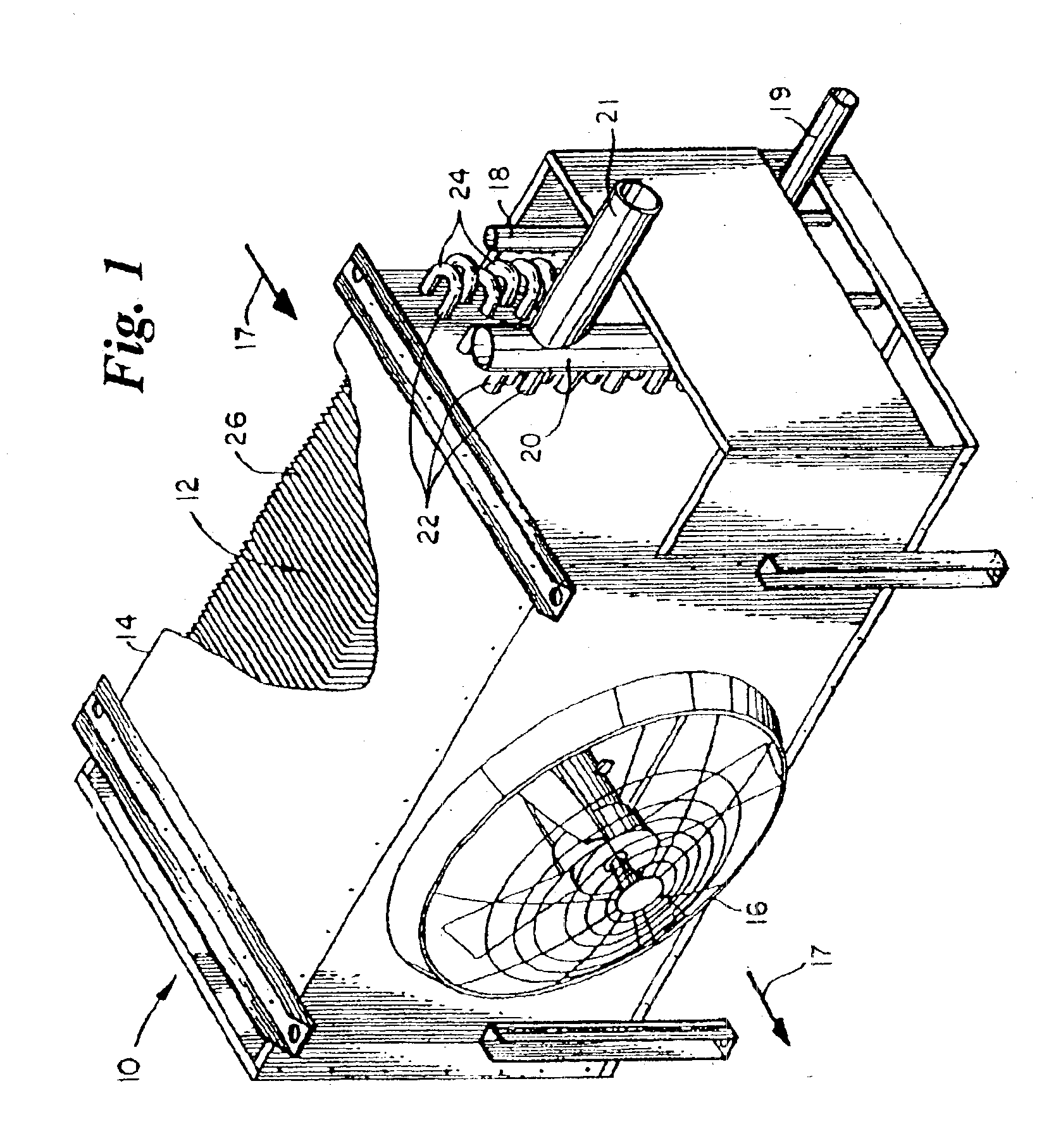 Fin for heat exchanger coil assembly