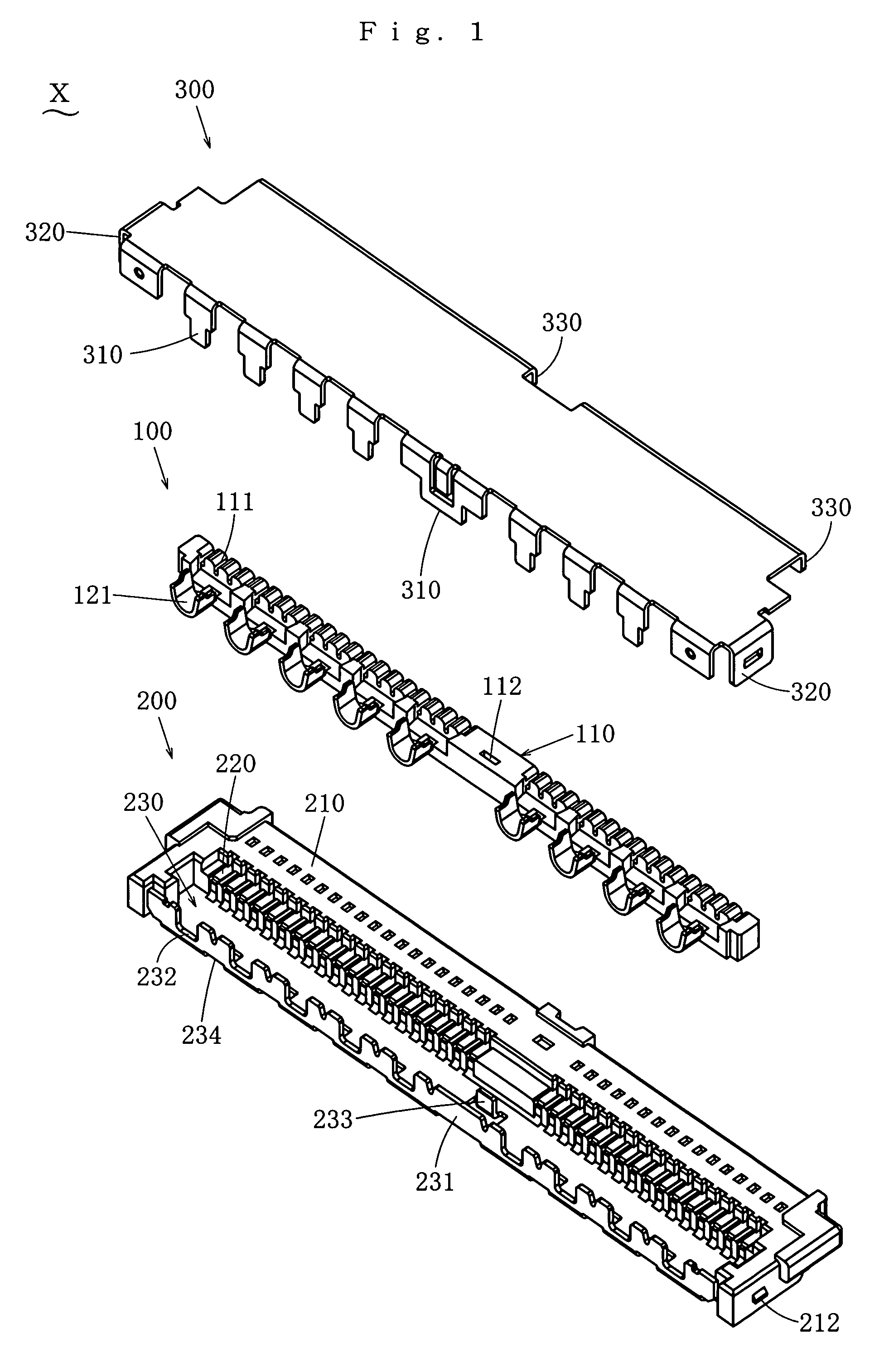 Electric connector assembly kit and shielded cable harness