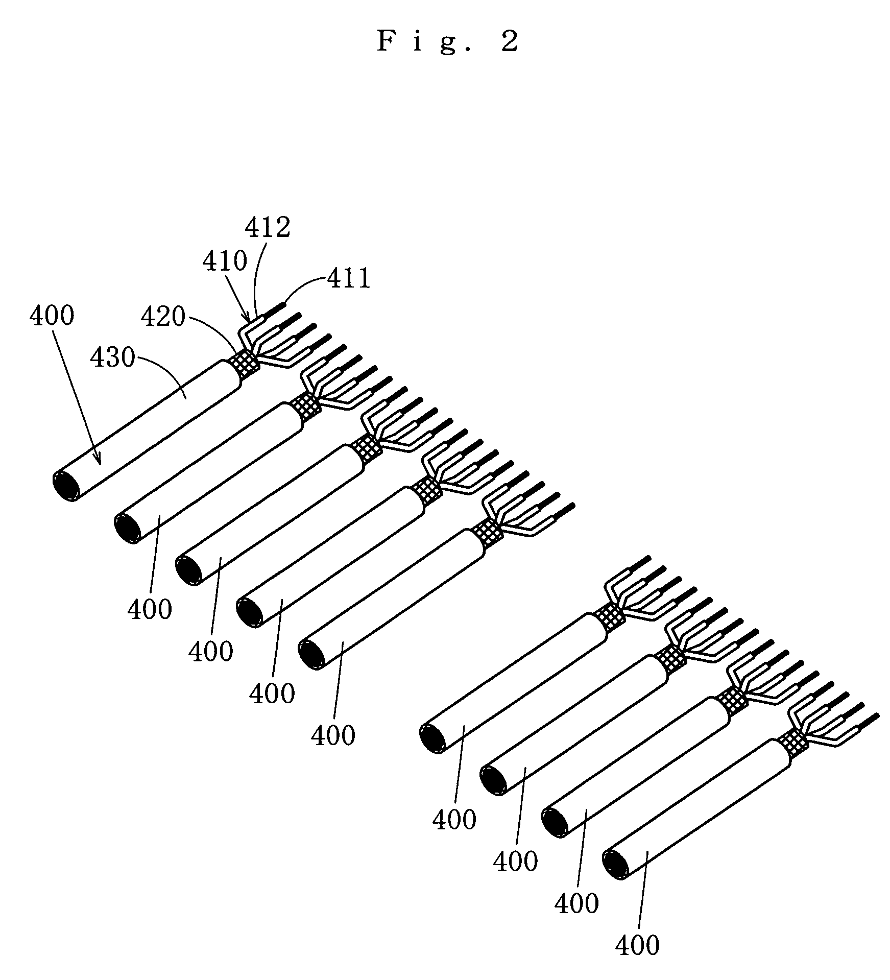 Electric connector assembly kit and shielded cable harness