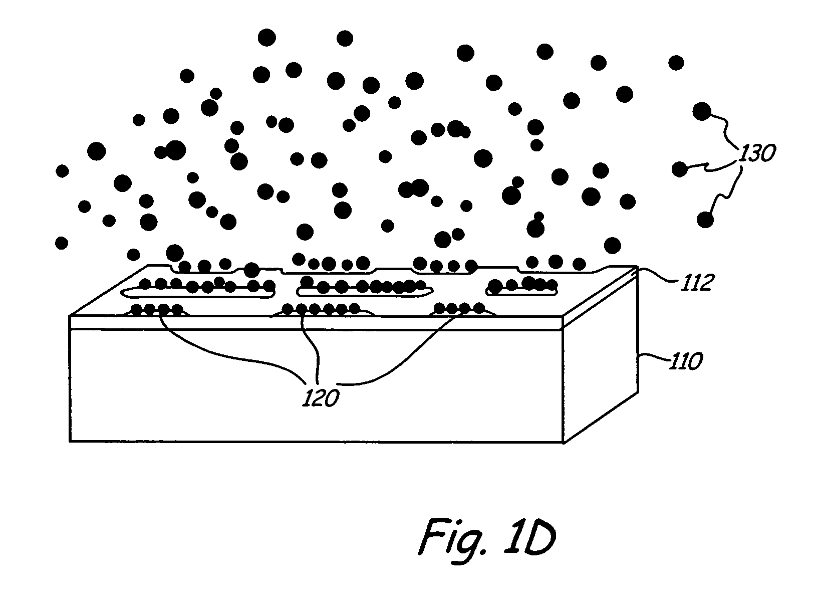 Method and apparatus for depositing charge and/or nanoparticles