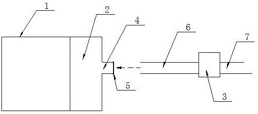 Automatic pollutant discharging and dust removing device