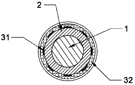 Detection system for chips adhering to electric spindle of numerical-control machine tool